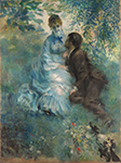 Pierre-Auguste Renoir The Lovers, 1875 oil painting reproduction