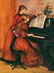 Pierre-Auguste Renoir The Piano Lesson, 1889 oil painting reproduction