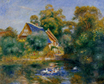 Pierre-Auguste Renoir The Pond with Geese, 1898 oil painting reproduction