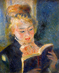 Pierre-Auguste Renoir The Reader, 1875-76 oil painting reproduction
