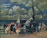 Pierre-Auguste Renoir The Return of the Boating Party, 1862 oil painting reproduction