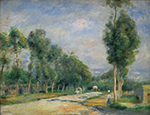 Pierre-Auguste Renoir The Road of Versailles to Louveciennes, 1895 oil painting reproduction