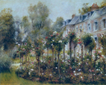 Pierre-Auguste Renoir The Rose Garden at Wargemont, 1879 oil painting reproduction