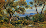 Pierre-Auguste Renoir The Sea at Cagnes, 1910 oil painting reproduction