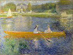Pierre-Auguste Renoir The Seine at Asnieres (also known as The Skiff), 1879 oil painting reproduction