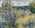 Pierre-Auguste Renoir The Seine at Chatou, 1881 oil painting reproduction