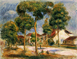 Pierre-Auguste Renoir The Sunny Street, 1800 oil painting reproduction
