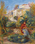 Pierre-Auguste Renoir The Terrace at Cagnes, 1908 oil painting reproduction