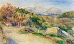 Pierre-Auguste Renoir The View from Colettes, Cagnes, 1910-11 oil painting reproduction