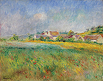 Pierre-Auguste Renoir The Village of Bonnecourt oil painting reproduction