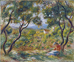 Pierre-Auguste Renoir The Vineyards of Cagnes, 1908 oil painting reproduction