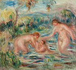 Pierre-Auguste Renoir Three Bathers, 1919 oil painting reproduction