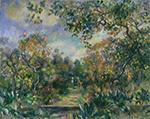 Pierre-Auguste Renoir Beaulieu Landscape, 1893 oil painting reproduction