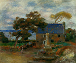 Pierre-Auguste Renoir Treboul, near Douardenez, Brittany, 1895 oil painting reproduction
