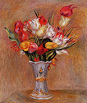 Pierre-Auguste Renoir Tulips, 1909 oil painting reproduction