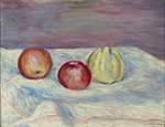 Pierre-Auguste Renoir Two Apples and Quince, 1800 oil painting reproduction