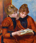 Pierre-Auguste Renoir Two Sisters - 1889 oil painting reproduction