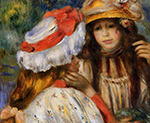Pierre-Auguste Renoir Two Sisters - 1895 oil painting reproduction