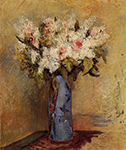 Pierre-Auguste Renoir Vase of Lilacs and Roses, 1870 oil painting reproduction