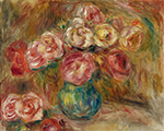 Pierre-Auguste Renoir Vase with Flowers 01 oil painting reproduction