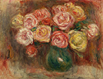 Pierre-Auguste Renoir Vase with Flowers 02 oil painting reproduction