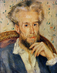 Pierre-Auguste Renoir Victor Chocquet, 1876 oil painting reproduction