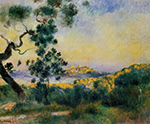 Pierre-Auguste Renoir View of Antibes, 1892-93 oil painting reproduction