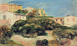 Pierre-Auguste Renoir View of Cagnes oil painting reproduction