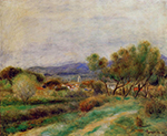 Pierre-Auguste Renoir View of La Sayne, 1890 oil painting reproduction
