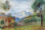 Pierre-Auguste Renoir View of the Outskirts of Cagnes, 1905 oil painting reproduction