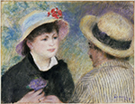 Pierre-Auguste Renoir Boating Couple, 1881 oil painting reproduction