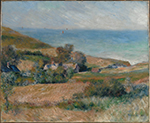 Pierre-Auguste Renoir View of the Seacoast near Wargemont in Normandy, 1880 oil painting reproduction