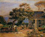 Pierre-Auguste Renoir View of Treboul, 1895 oil painting reproduction