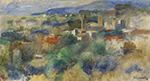 Pierre-Auguste Renoir View on Cannet, 1901 oil painting reproduction