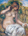 Pierre-Auguste Renoir Woman by Spring, 1914 oil painting reproduction