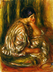 Pierre-Auguste Renoir Woman in an Oriental Costume oil painting reproduction