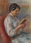 Pierre-Auguste Renoir Woman Reading, 1906 oil painting reproduction