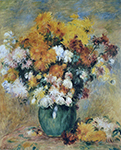 Pierre-Auguste Renoir Bouquet of Chrysanthemums, 1885 oil painting reproduction