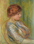 Pierre-Auguste Renoir Woman Sitting in the Armchair oil painting reproduction