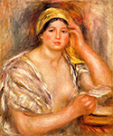 Pierre-Auguste Renoir Woman with a Yellow Turban, 1917 oil painting reproduction