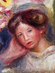 Pierre-Auguste Renoir Woman's Head, 1905 oil painting reproduction