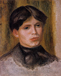 Pierre-Auguste Renoir Woman's Head 03 oil painting reproduction