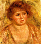 Pierre-Auguste Renoir Woman's Head, 1919 oil painting reproduction