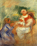 Pierre-Auguste Renoir Women and Child, 1896 oil painting reproduction