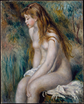 Pierre-Auguste Renoir Young Girl Bathing, 1892 oil painting reproduction