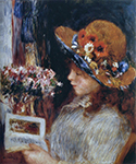 Pierre-Auguste Renoir Young Girl Reading, 1886 oil painting reproduction