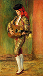 Pierre-Auguste Renoir Young Guitarist Standing, 1897 oil painting reproduction
