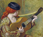 Pierre-Auguste Renoir Young Spanish Woman with a Guitar, 1898 ` oil painting reproduction