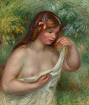 Pierre-Auguste Renoir Young Woman Arranging Her Chemise, 1905 oil painting reproduction