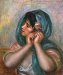 Pierre-Auguste Renoir Young Woman Arranging Her Earring, 1905 oil painting reproduction